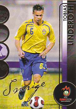 Tobias Linderoth Sweden Panini Euro 2008 Card Collection #177